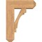 Ekena Millwork Merced Craftsman Smooth Bracket w/ Offset Brace, Western Red Cedar, 7 1/2"W x 20"D x 28"H BKT0806X20X28MRC04SWR - alternate 3